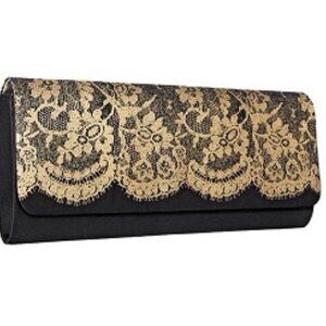 AVON ULTIMATE CLUTCH - BLACK/GOLD (BRAND NEW)